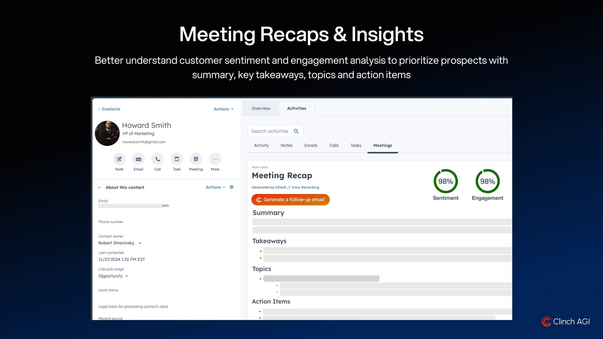 Meeting Recaps & Insights